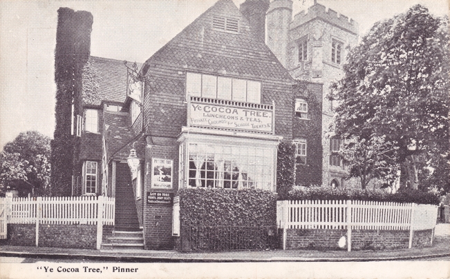Ye Cocoa Tree, Tea Rooms at the top of the High Street circa 1905